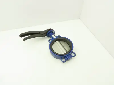 Bray EN GJS 400-15 6" Wafer Butterfly Valve Stainless Disc w/Handle DN150