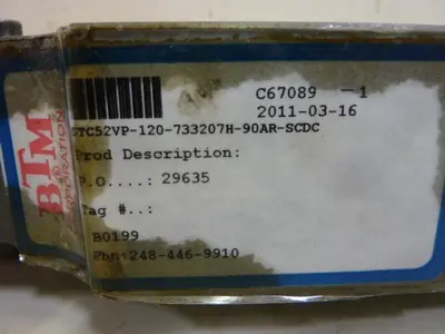 USED BTM CORP STC52VP-1420-73320H-90AR-SCDC