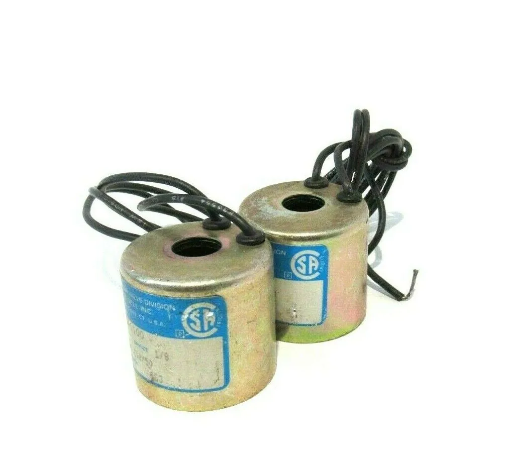 LOT OF 2 NEW SKINNER VALVE V52DA1100 SOLENOID VALVE