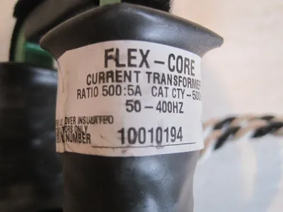 NEW FLEX-CORE 500B-5 CURRENT TRANSFORMER 500:5A 50-400HZ