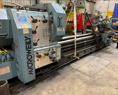 2011 MICROWEILY TY-34 x 120-10 Engine Lathes | Olympia Technical Services (2)