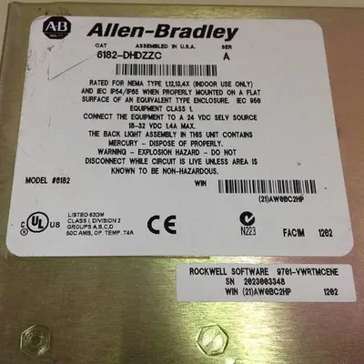 USED ALLEN BRADLEY 6182-DHDZZC SER A