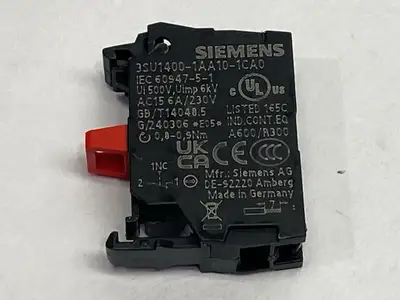3SU1400-1AA10-1CA0 | Siemens  Contact Module LOT OF 2 - New