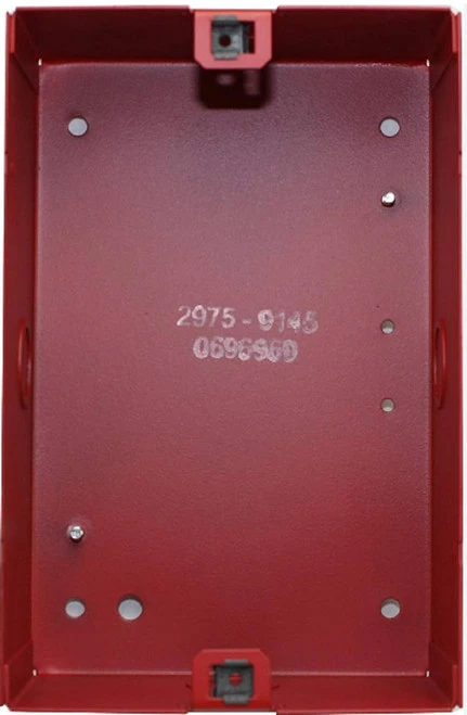 Simplex Grinnell 2975-9145 696-969 Red Backbox Assy, TrueAlert S/V Horn Strobes [New]