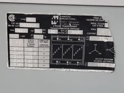 USED HAMMOND MANUFACTURING 123362