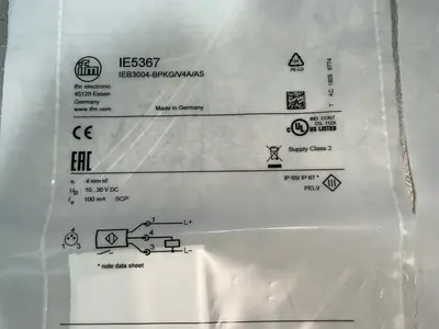New | in-Stock IFM IE5367 Proximity Sensors Ohio US | HGR 24 #1305250