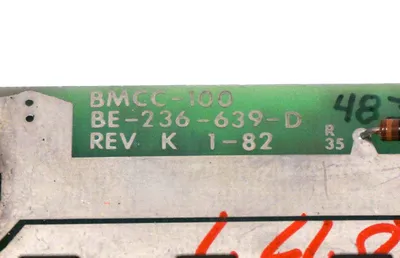 USED GENERIC BMCC-100 INPUT CARD BE-236-639-D, REV. K