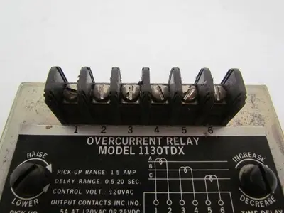 Wilmar 1130TDX Overcurrent Relay