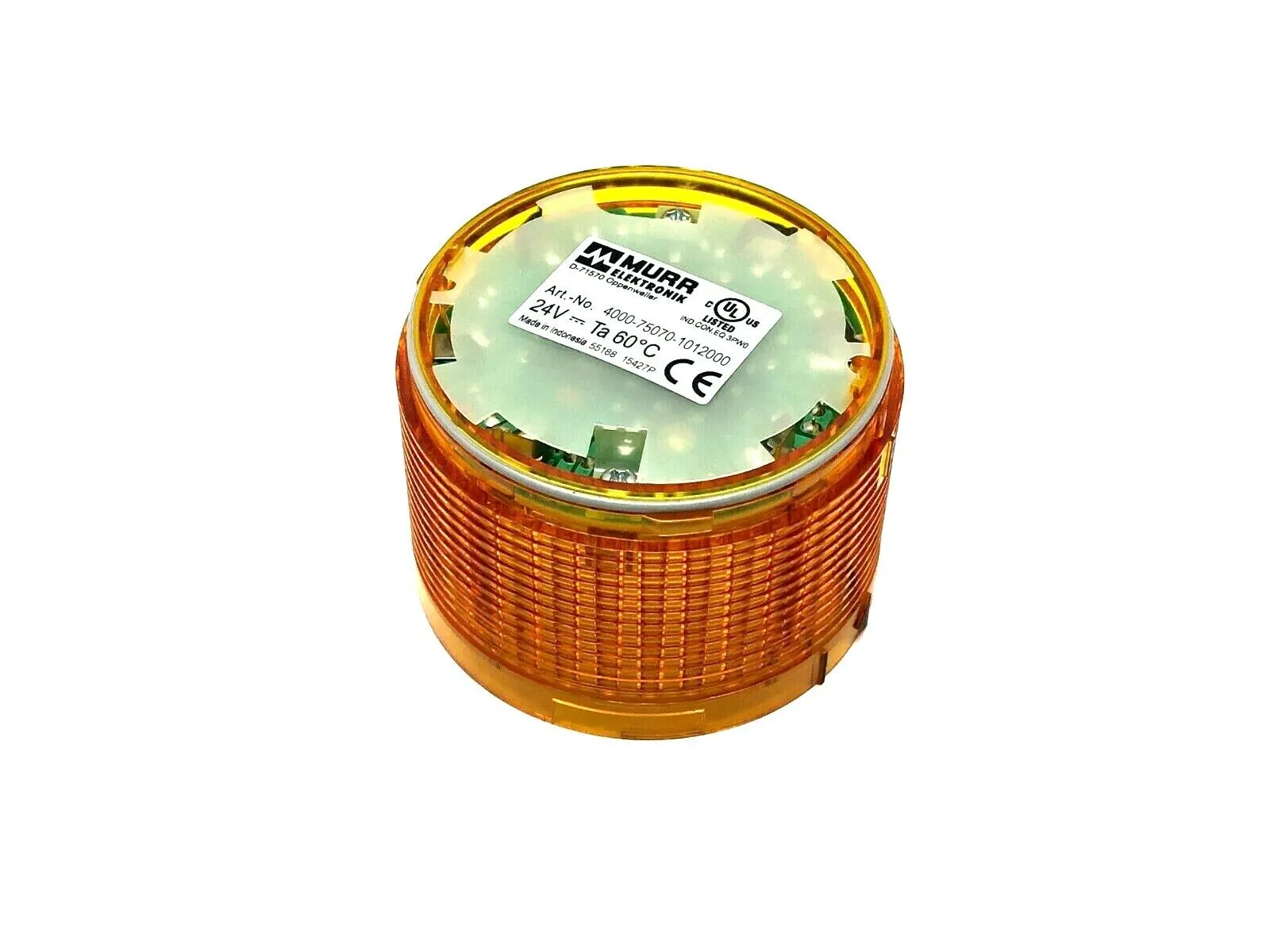 4000-75070-1012000 | Murr Elektronik  LED Stack Light Module Amber 24VDC - New Other