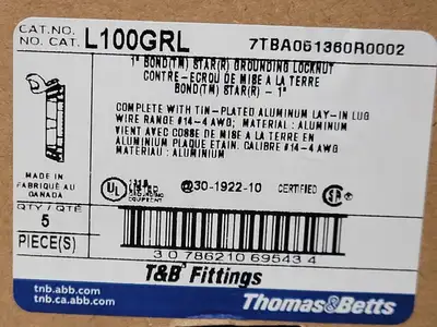 NEW THOMAS & BETTS L100GRL