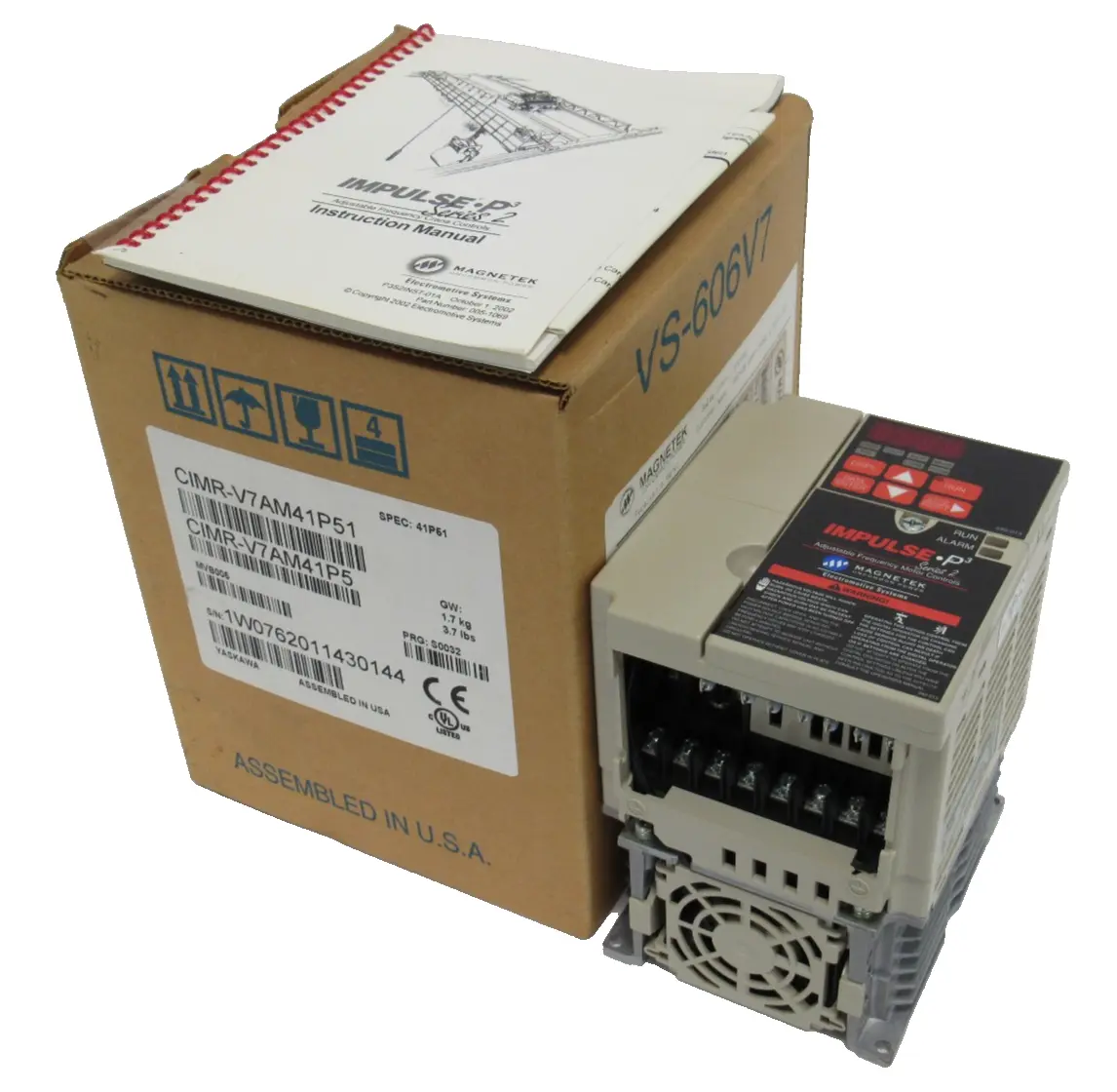 NEW YASKAWA CIMR-V7AM41P5 INVERTER DRIVE CIMRV7AM41P5