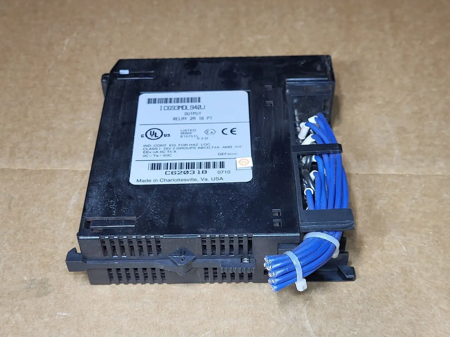 USED GE FANUC IC693MDL940J