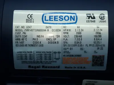USED LEESON 145TTDR6002AA
