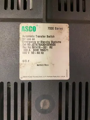USED ASCO J07ATSA30400N500