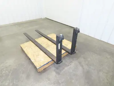 Cascade B3H72SD Lumber Forks 4x2x72" Class 3 Steel Forklift 20" Carriage 8400lbs