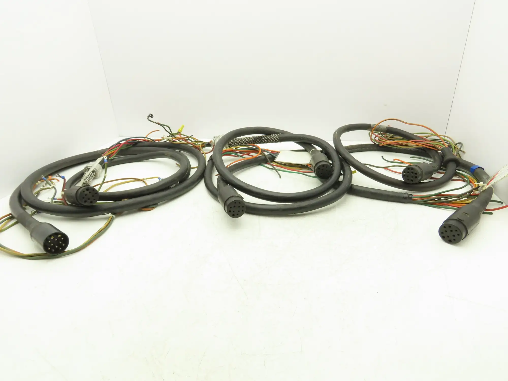 Carol Royal Power Cable 5-10' 14AWG 12-Conductor SOW 600V Lot of 6