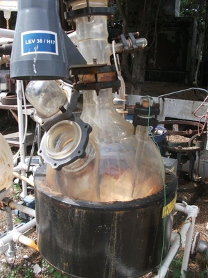 50L QVF Glass Hemispherical  Vessel VS 50