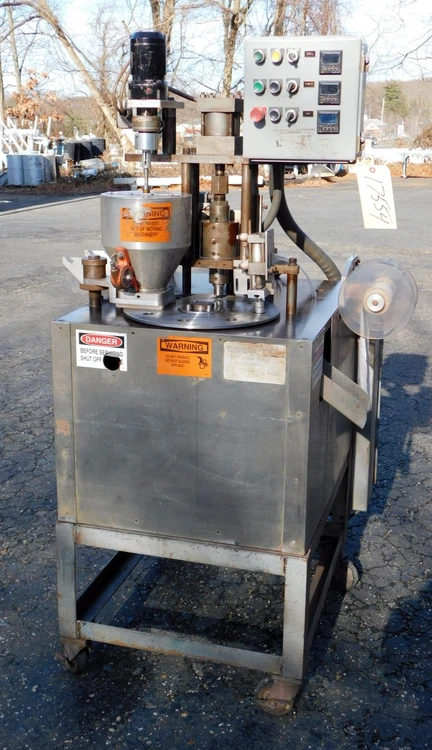 Used CAVALLA POWDER PRESSS AN 9 Cosmetic Complete Packaging Lines New Jersey US | Champion Trading Corporation #423473