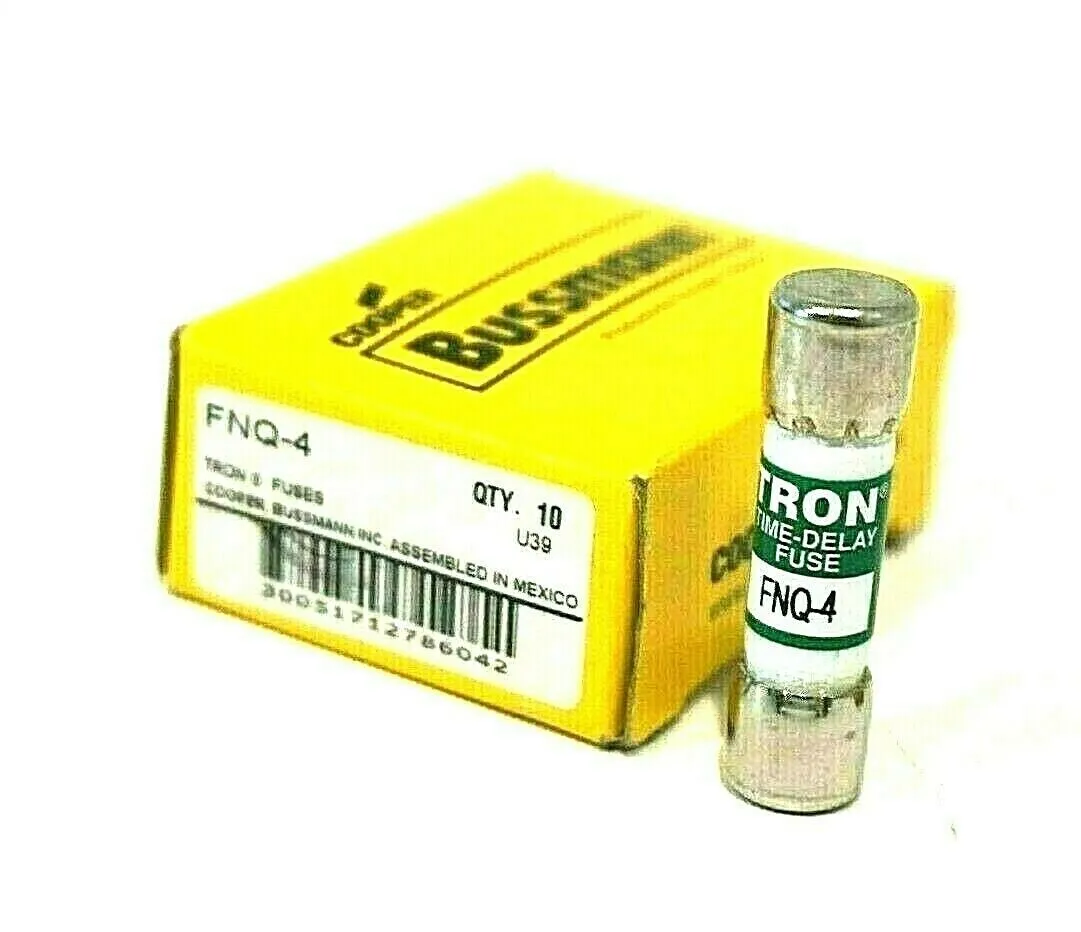 10 NEW BUSSMANN FNQ-4 FUSES FNQ4