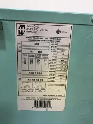 Used HAMMOND FX7P Transformers Michigan US | Ideal Machinery #1261490