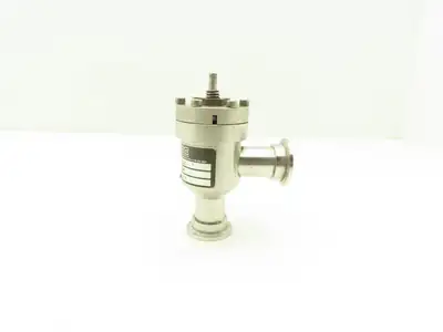 MDC KAV-100 Manual Pneumatic Angle Valve Vacuum Isolation 1" Connection