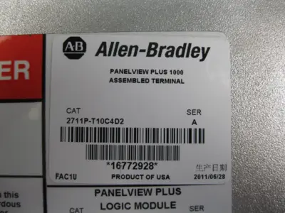 USED Allen-Bradley 2711P-T10C4D2