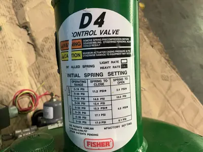 Used FISHER D4 (SPRINGTOCLOSE) Pumps Ohio US | HGR 24 #1314952