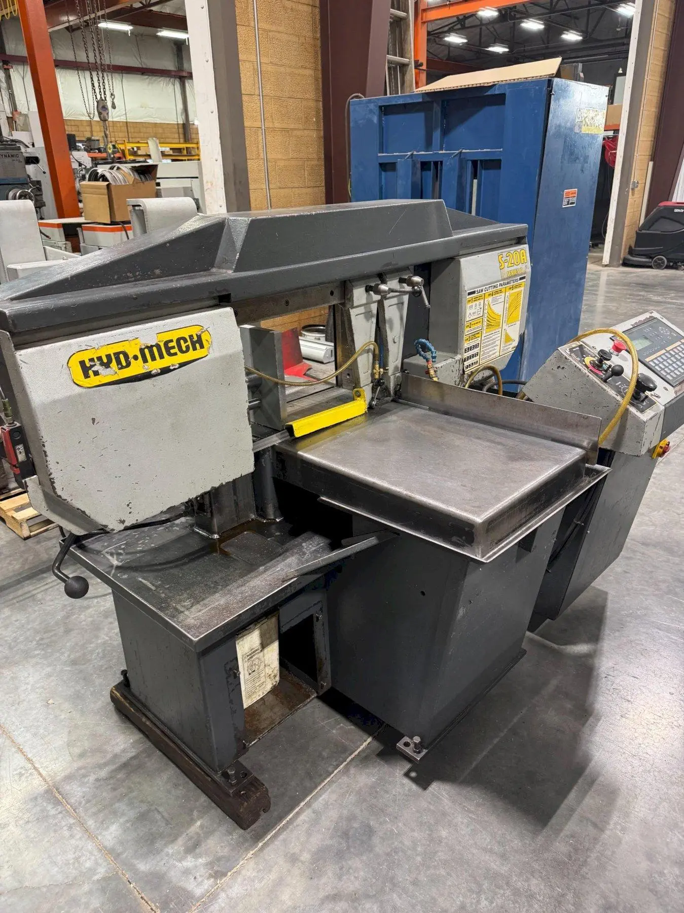 Used 2004 HYD-MECH S-20A Horizontal Band Saws Illinois US | BLUMBERG MACHINERY COMPANY #1389760