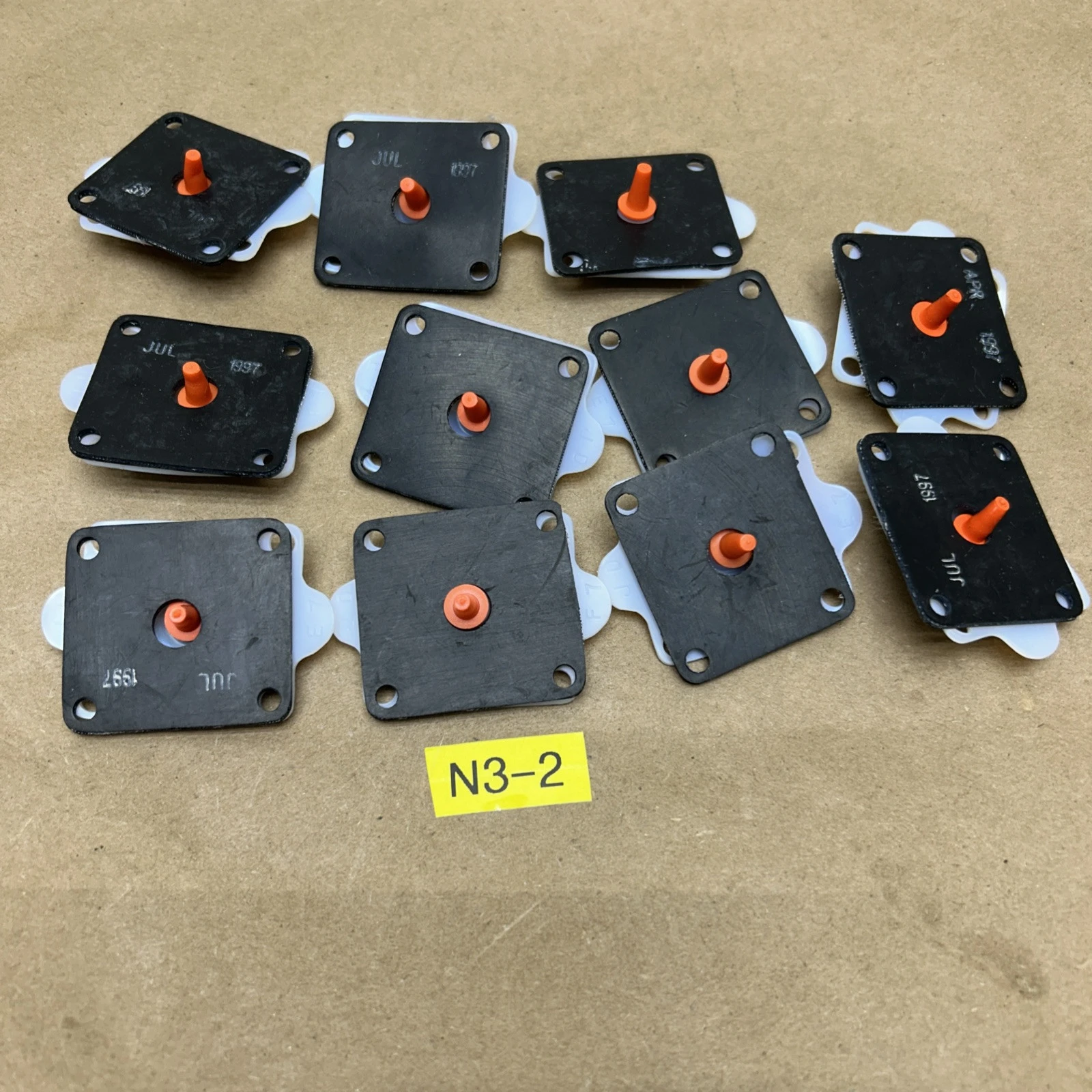 (11) Replacement Diaphragm TFM Backing Cushion 1 1/2" Diaphragm Valves NNB