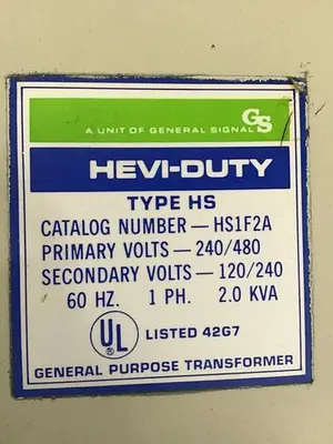 USED GENERAL SIGNAL HS1F2A