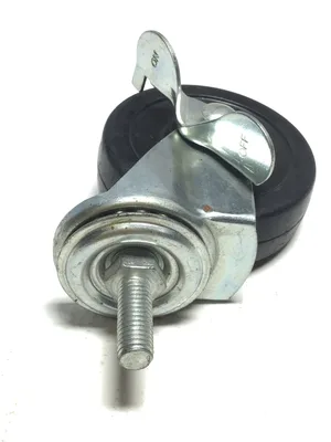Unbranded Furniture Caster Black Rubber Sofa Showcase Swivel Casters Wheel 75×25