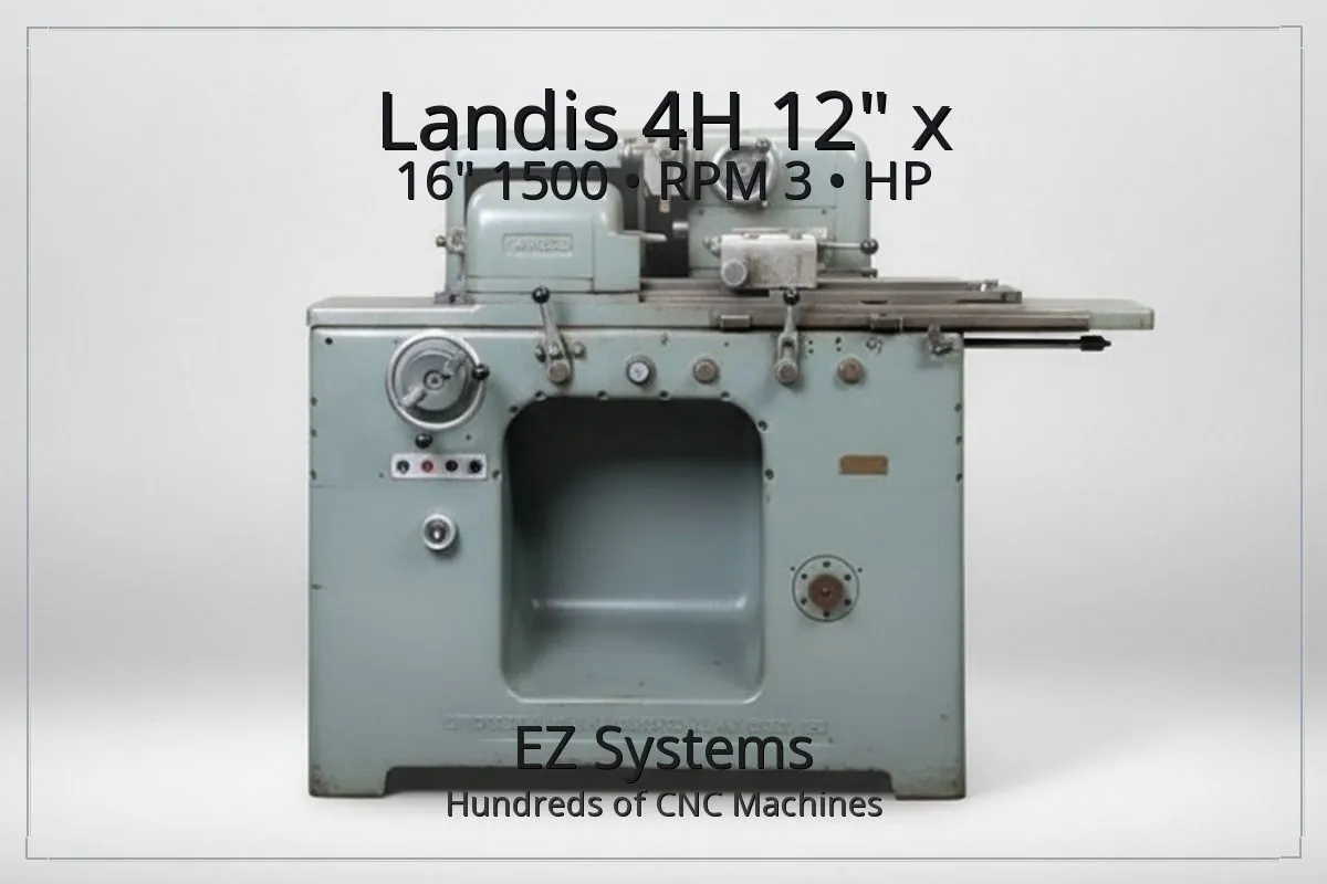 Used LANDIS 4H Cylindrical Grinders Including Plain & Angle Head California US | [EZ] EZ Systems #1293248
