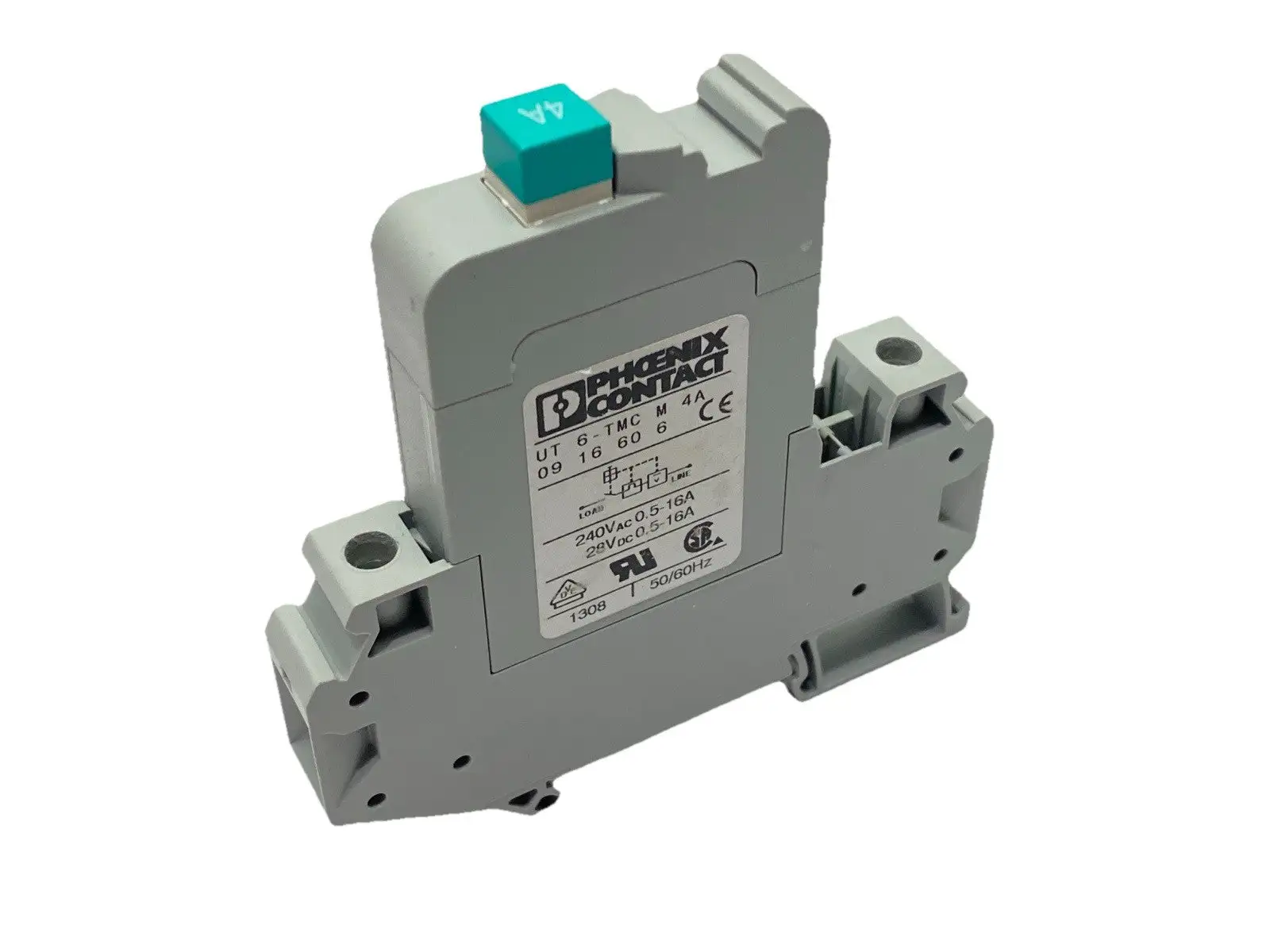 USED PHOENIX CONTACT CIRCUIT BREAKER 1-POLE 4A 240VAC 28VDC