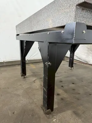 48" X 60" X 6" GRANITE SURFACE PLATE WITH STAND. STOCK # 1120424