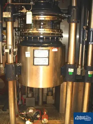 USED R&M Italia 160 Liter R & M Italia Glass Lined Reactor Set