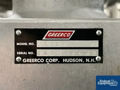 USED Greerco Greerco Colloid Mill, model W250V, S/S