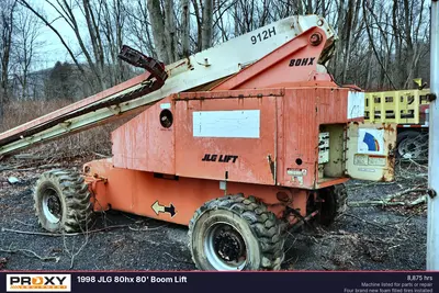 Used 1998 JLG 80HX 80' BOOM LIFT Telescopic Boom Lifts Pennsylvania US | Proxy Equipment #1385387