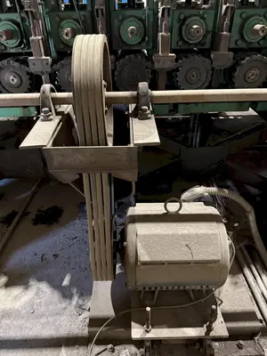 36" HI-RIB (7.2 TYPE) PANEL RAFTED ROLLFORMER LINE;  INCLUDES UNCOILER, ROLLFORMER & FLYING CUTOFF SHEAR: YOBRO #24156