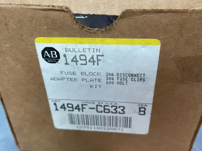 Used ALLENBRADLEY 1494FC633 Fuse Accessories Ohio US | HGR 24 #1125767