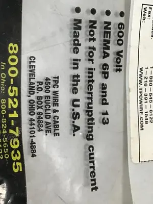NEW TPC WIRE & CABLE 84312