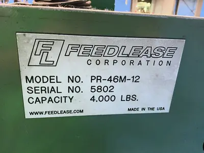 Used 2017 FEEDLEASE CORP. PR46M12 Uncoilers Ohio US | HGR 24 #1539874