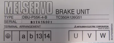 NEW MITSUBISHI DBU-P55K-4-B BRAKE UNIT DBUP55K4B