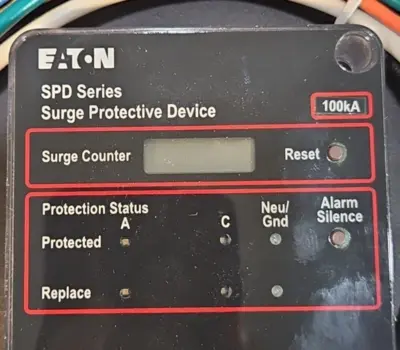 Eaton PSPD100240S3K TVSS surge suppressor 120/240V 60hz (BIN2.4.5)