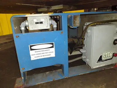 5,500 LBS X 48" AWC ACCRA WIRE CONTROLS MODEL #F-200AF HORIZONTAL PALLET TYPE POWERED DE-COILER REEL: STOCK #19269
