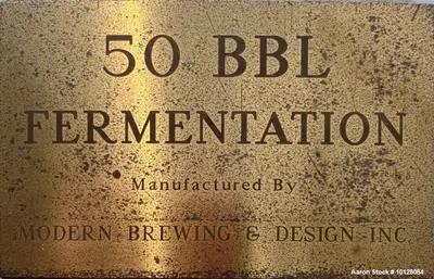Used 2,000 Gallon SS Vertical Jacketed Tank – Cone Bottom, Dished Top, Manway, Modern Brewing