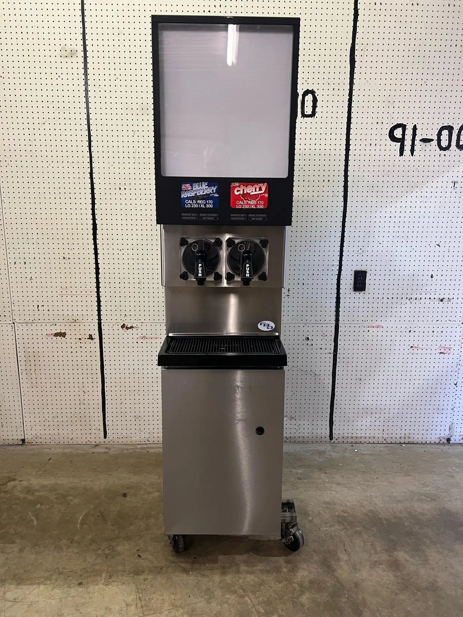 Used FBD MFG Used 2022 FBD 772 Two Barrel Frozen Beverage Drink Slushie Machine 230V As Is Slushie Machines Illinois US | Falcon Restaurant Supply #1375125