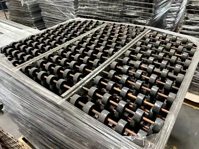 BULK QTY OF ROLLER RACKING W/ BEAMS
