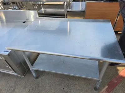 Used Falcon Restaurant Supply, Inc. Used 48"W X 30"D X 32H" Stainless Steel Table - SS368 Food Prep Tables Illinois US | Falcon Restaurant Supply #1373767