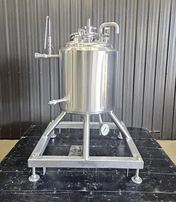 Used 26 Gallon Jacketed Tank (Reactor), Stainless Steel