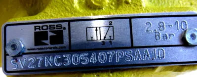 NEW ROSS CONTROLS SV27NC305407PSAA1D SOLENOID VALVE 1/2" PORTS